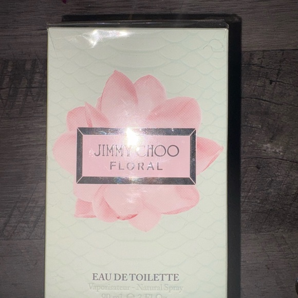 Jimmy Choo Floral Eau de Toilette with Pink Accents - Picture 1 of 2